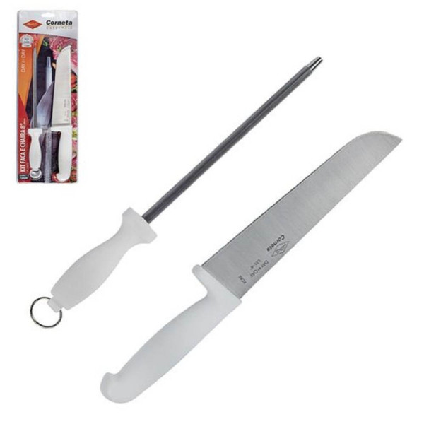 Kit faca e chaira n-8