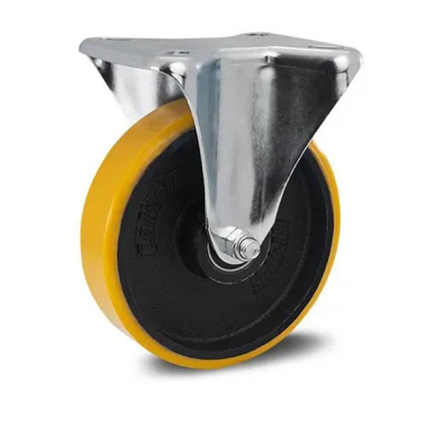 Rodizio p/ carr. 06 placa fixa pu
