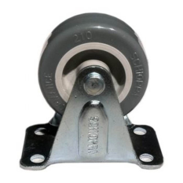 Rodizio p/ carr. 04 placa fixa .2510