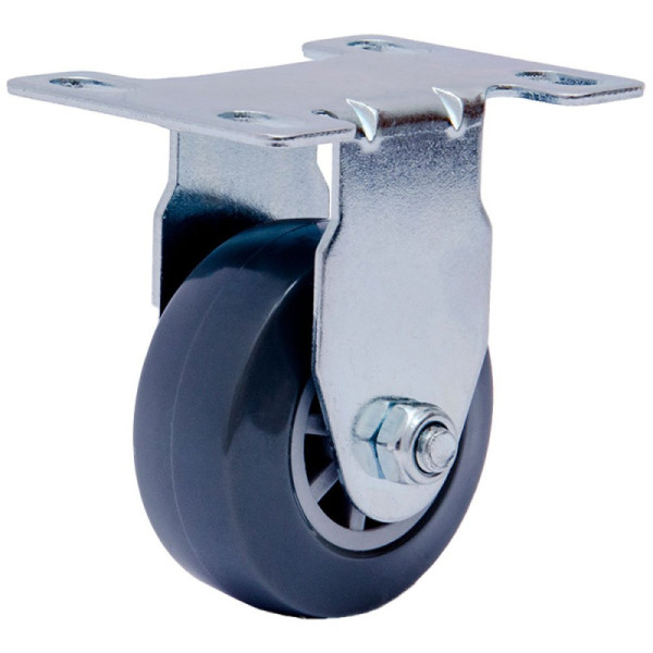 Rodizio p/ carr. 02 placa fixa - 1497