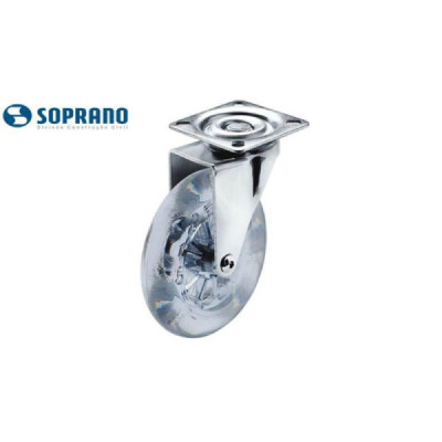 Rodizio gel p/ carr. 50 sem freio