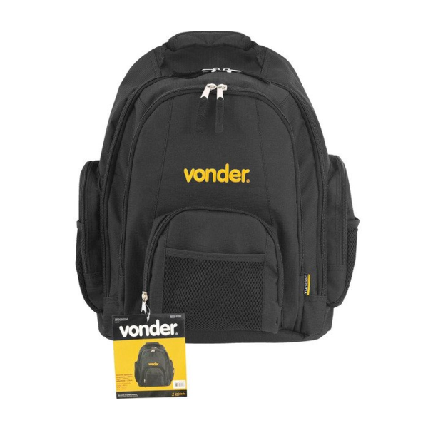 Mochila em lona reforçada - mov- - vonder (preto)