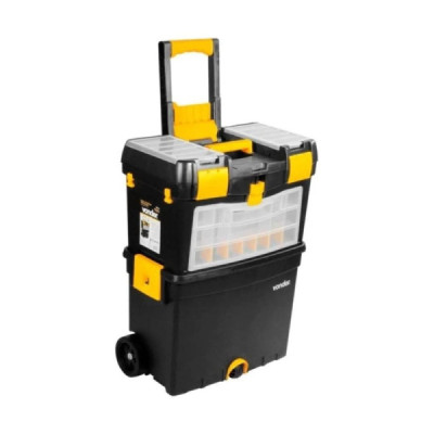Caixa organizador plástico ferramentas roda crv0400 vonder