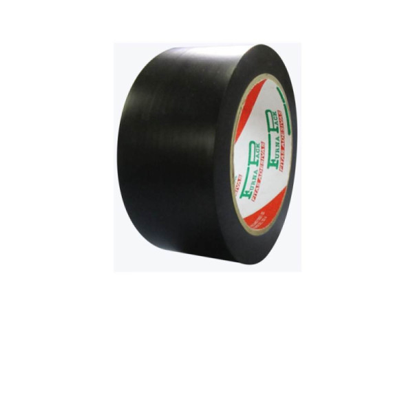 Fita p/ demarcação solo 48mm x 30 metros pretos