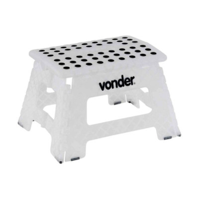 Banqueta plástica dobrável 355x285x220mm 150kg - vonder