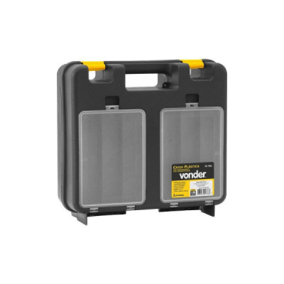 Maleta plástica furadeira com organizador vd-7001 vonder
