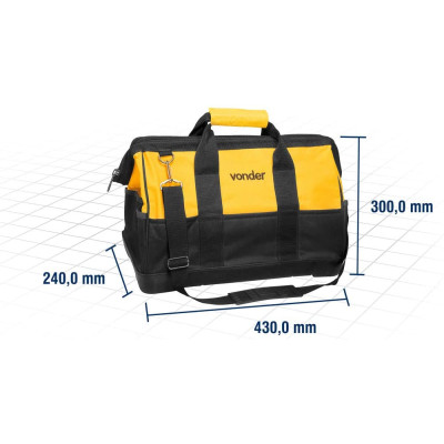 Bolsa em Lona p/ Ferramentas 16 Bolsos BL017 - Vonder