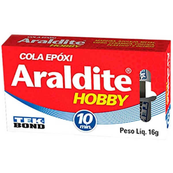 Araldite Vermelho 10 min Hobby 16g