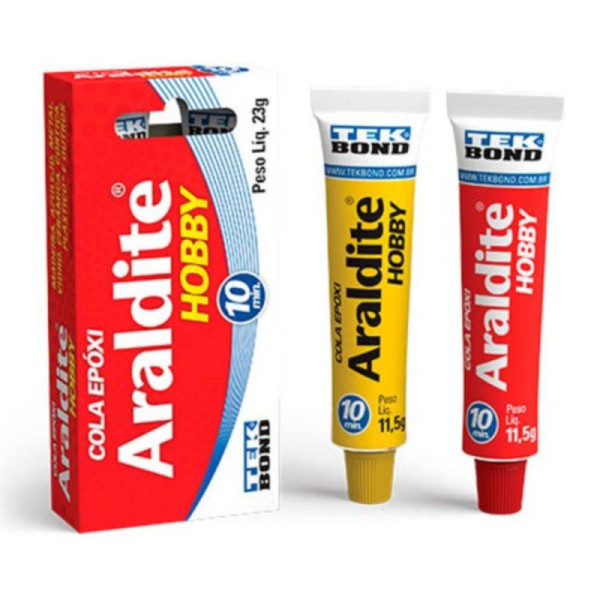 Araldite Vermelho 10 min Hobby 23g