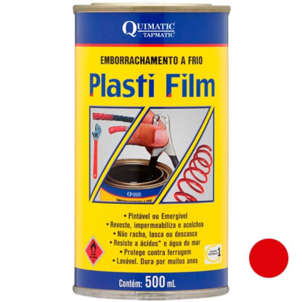 Plast Film 0,5l Vermelho - Tapmatic