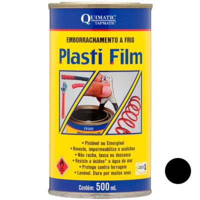 Plast Film 0,5l Preto - Tapmatic
