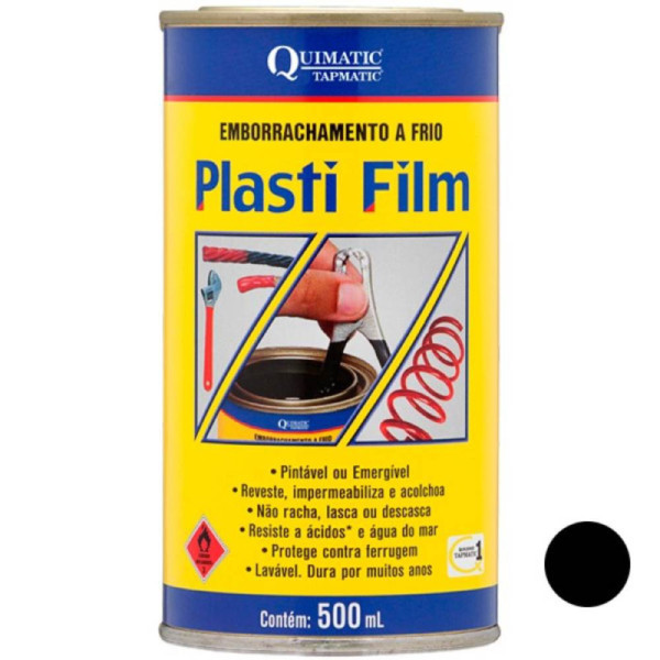 Plast Film 0,5l Preto - Tapmatic