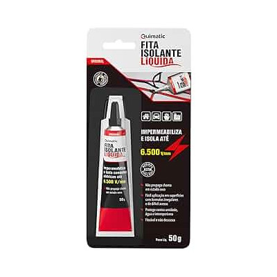 Fita Isolante Líquida Preta - 50g - Quimatic
