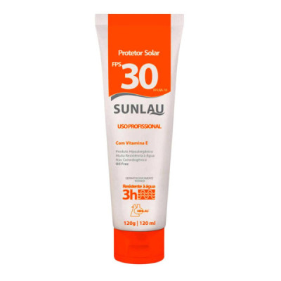 Protetor Solar FPS 30 120g Sunlau Vitamina E - Henlau