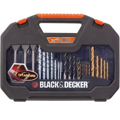 Jogo De Brocas E Acess. 100 Unidades | BLACK & DECKER