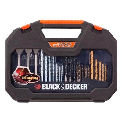 Jogo De Brocas E Acess. 100 Unidades | BLACK & DECKER